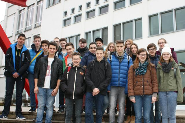 Schülergruppe vor dem Technoseum in Mannheim
Fotograf: Leo Zakowski | Foto: Leo Zakowski