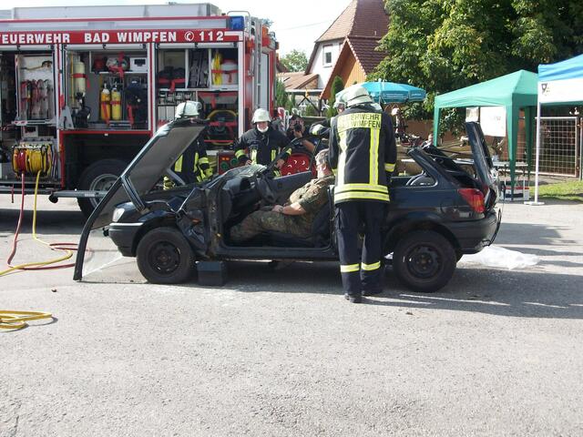 Bergen eines Verletzten durch die Feuerwehr
Fotograf: Hans Berger, Ort: Bad Wimpfen | Foto: Hans Berger