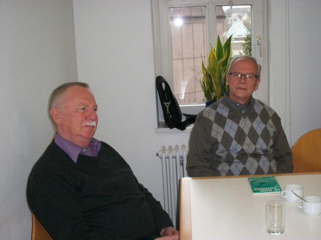 v.l. Helmut Flohr und Hans Göbl
