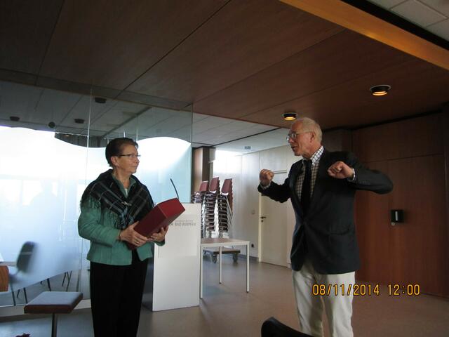 Elisabeth Knörle und Prof. Dr. Hömberg
