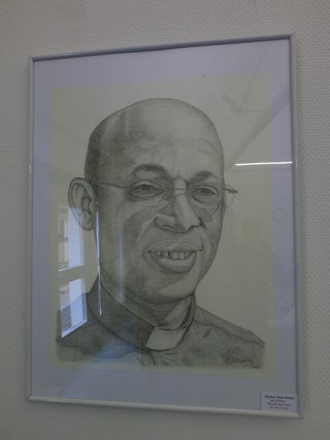 Kontaktperson vor Ort: Bischof Abune Kidane - gemalt von Walter Schramm.
Fotograf: Rosemarie Schober, Ort: Neckarsulm | Foto: Rosemarie Schober