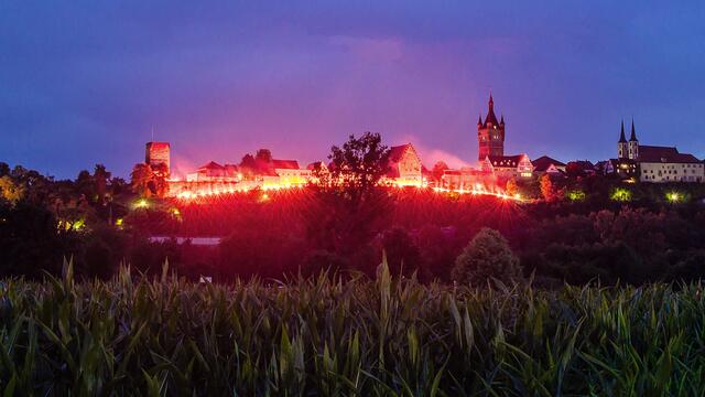 Blaue Stunde bei Bad Wimpfen