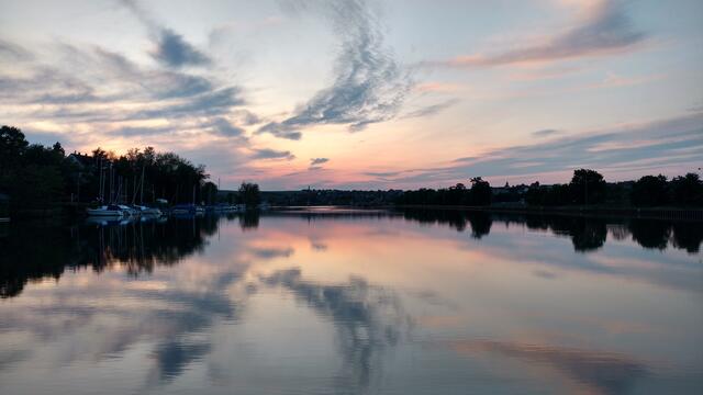 Abendstimmung in Lauffen am Neckar
