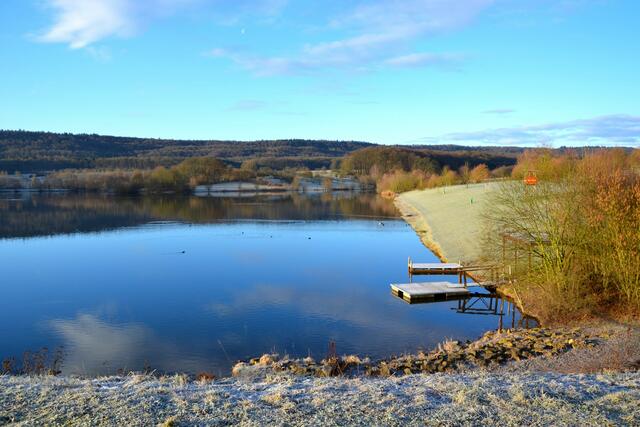 Ehmetsklinge an einem Wintermorgen
