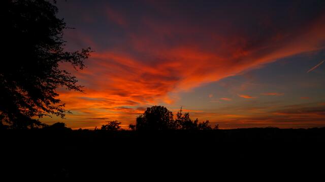 Epischer Sonnenuntergang über Bad Friedrichshall