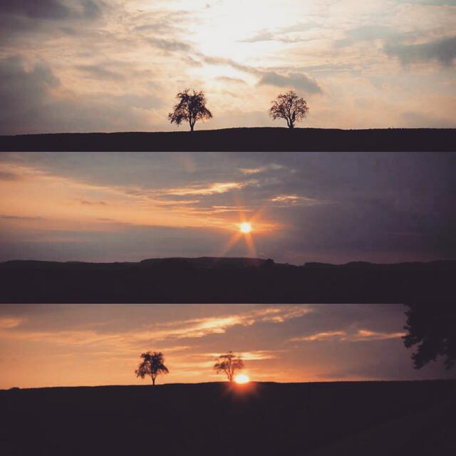 Sonnenuntergang bei Ittlingen