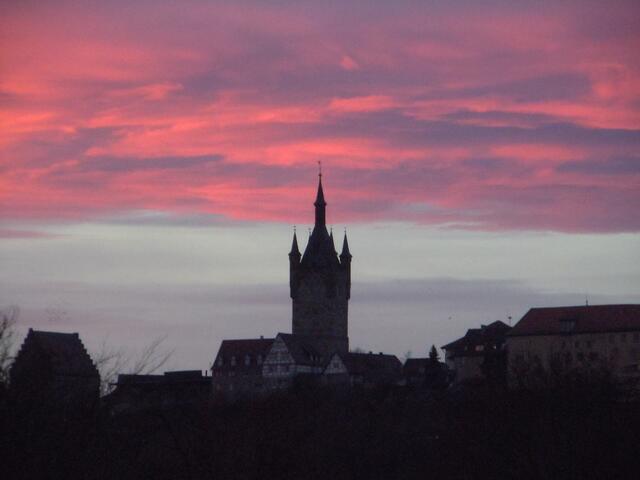 Bad Wimpfen die rosarote Welt in himmelblau