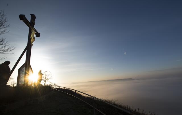 Sonnenaufgang am Scheuerberg
