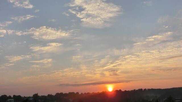 Sonnenaufgang Eppingen August