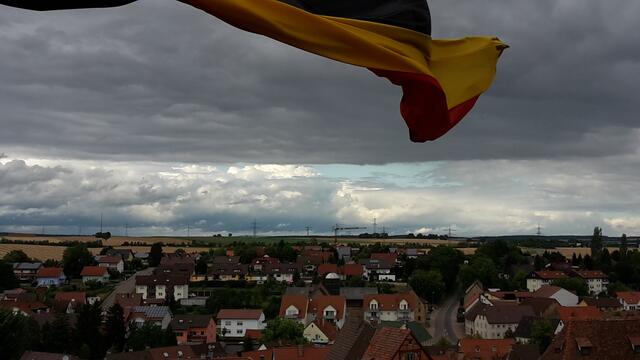 Blick vom Pfeiferturm Eppingen Richtung Richen
