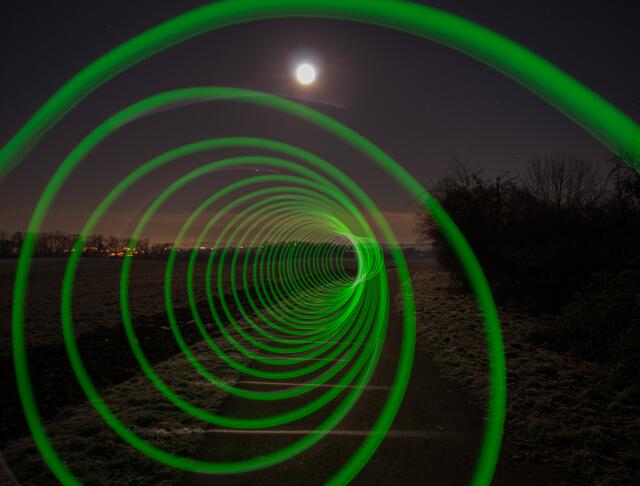 Vollmond über Neuenstein