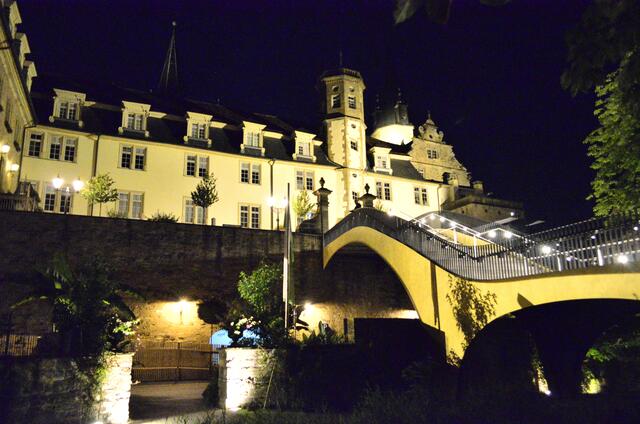 Schloss Öhringen bei Nacht