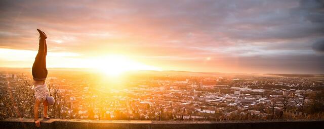 "Handstand over Heilbronn"