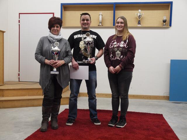 Schützenkönig Jochen Dürr  Schützenkönigin Elke Manko  Jugendschützenkönigin Denise Zimmermann