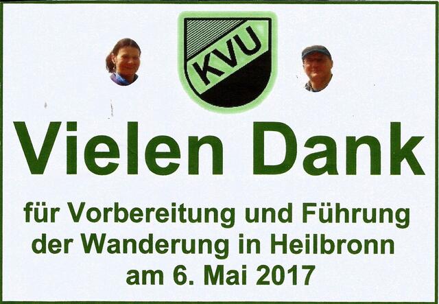Ganz herzlich bedankten sich die Teilnehmer bei den Heilbronnern, die Ihnen mit viel Herzblut den Stadtwald zeigten.