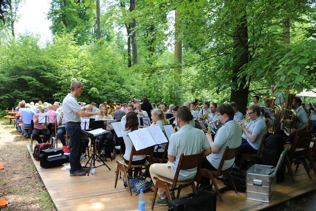 Der Musikverein Brackenheim unter der Leitung von Manfred Pasker