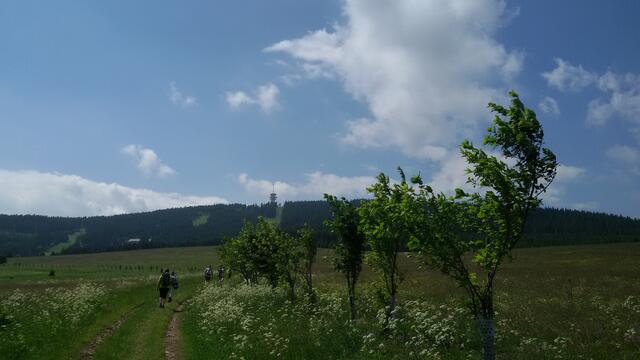 Auf dem Weg zum keilberg (Böhmen)
