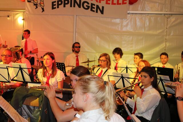 Das Orchester der Stadtkapelle.