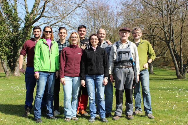Hand in Hand ein super Team - der Vorstand des Freibad-Fördervereins Kirchhausen