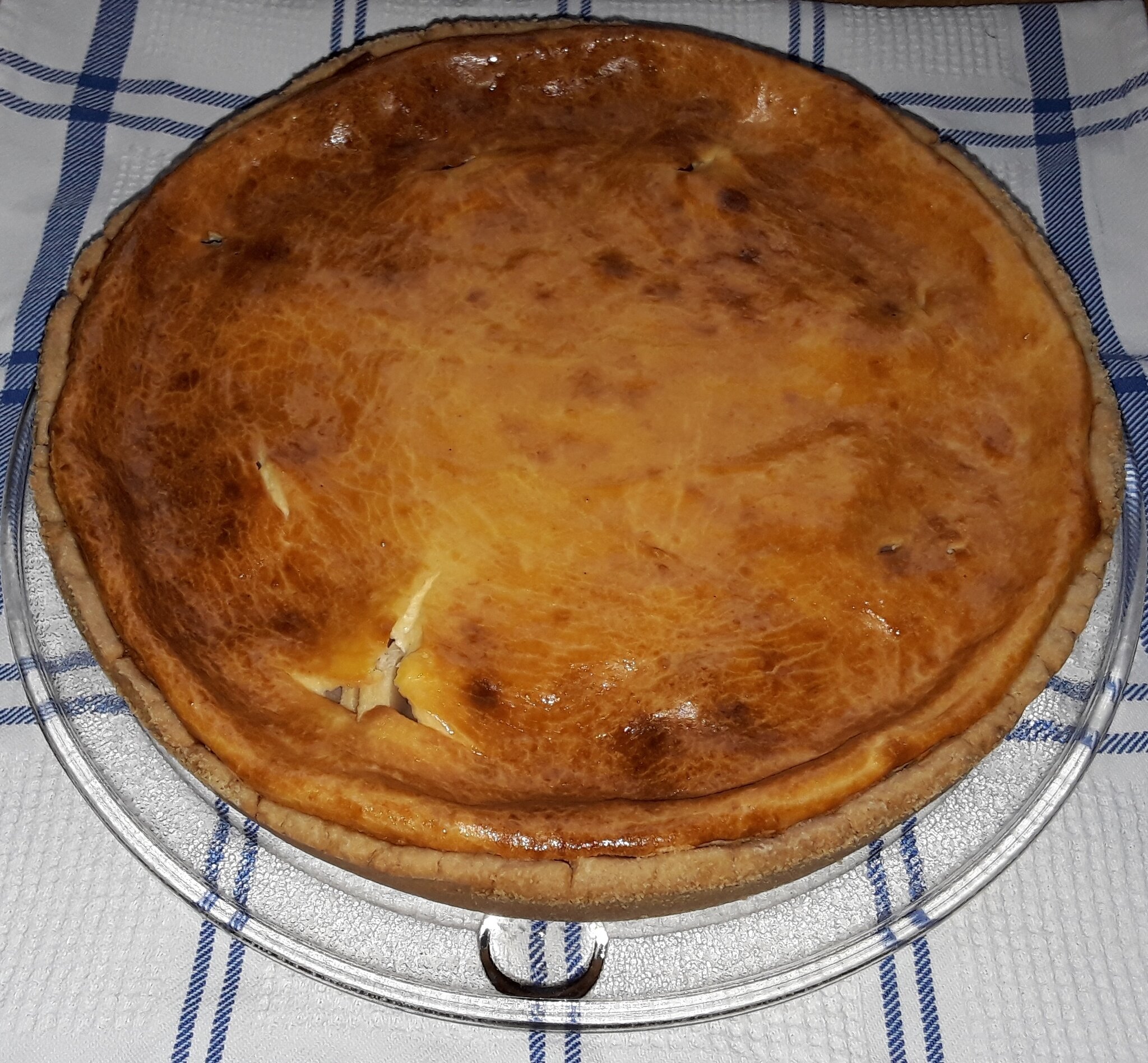 Käsekuchen mit Apfelfüllung - Künzelsau