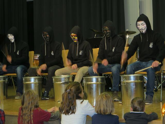 Ein Höhepunkt: die Schlagzeuger