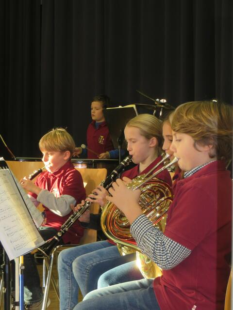 Von der Sonne beschienen