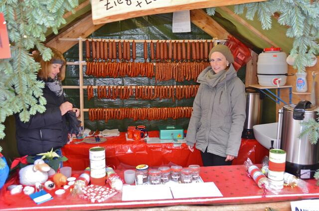 Hier gibt es die Wurst von Ziege und Schaf