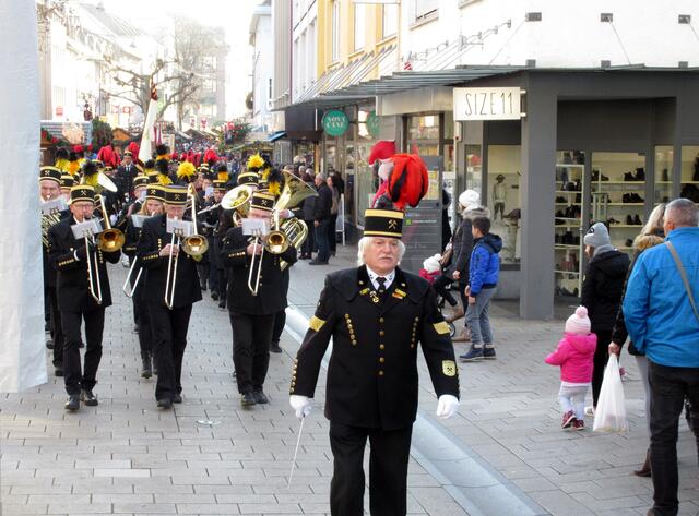 Parade der Bergleute in der Heilbronner Innenstadt
