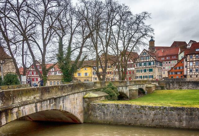 Steinerner Steg in Schwäbisch Hall