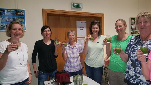 Bemi Testen der ersten Smoothies