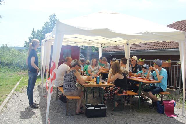 gemeinsames Grillen
