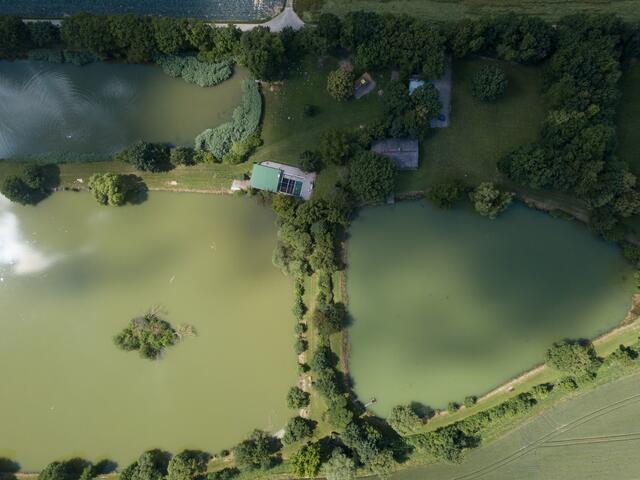 Die Seeanlagen im Ortsteil Stein waren auf der Guck-a-mol-Seite am 10. Juli zu Neuenstadt zu sehen. Foto: Manuel Maier