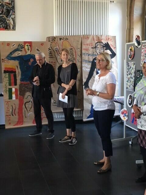 Sabine Schuhmacher-Weigt, Nadine König, Diethelm Wonner (v.r.)