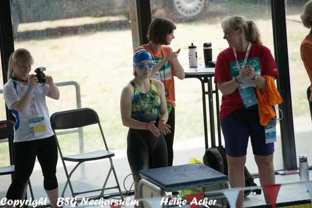 Annika in der Vorbereitung