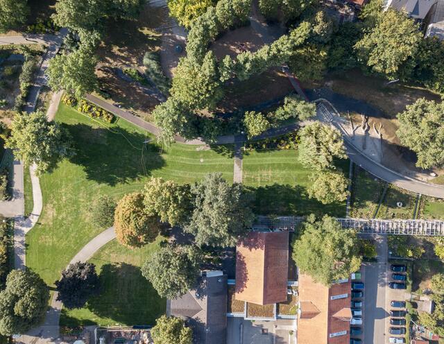 Der Park von Nordheim war auf der Guck-a-mol-Seite vom 11. September in Teilen der Heilbronner Stimme zu finden. meine.stimme zeigt das unverpixelte Originalbild. Foto: Matthias Bitsch