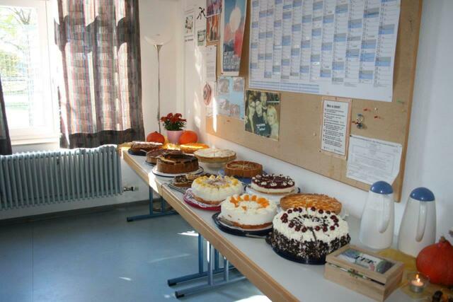Das leckere Kuchenbuffet