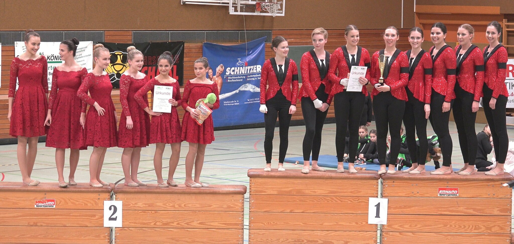 .und 2.Platz beim Achalm Dance Cup für Dancers Spotlight und The Final