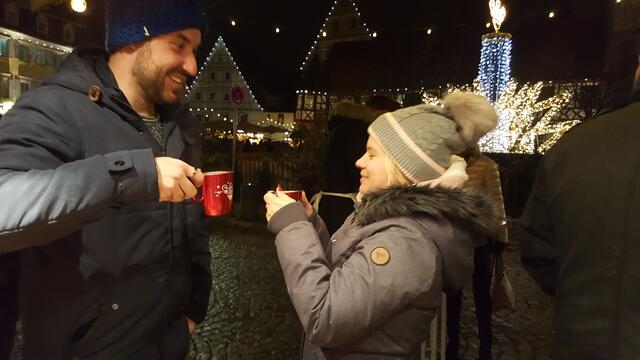 Herrliches Ambiente und der Glühwein schmeckt auch.