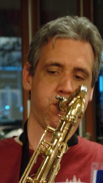 Mario Schumm spielt das Tenorsaxophon auch beim Salonorchester Neckarsulm.
