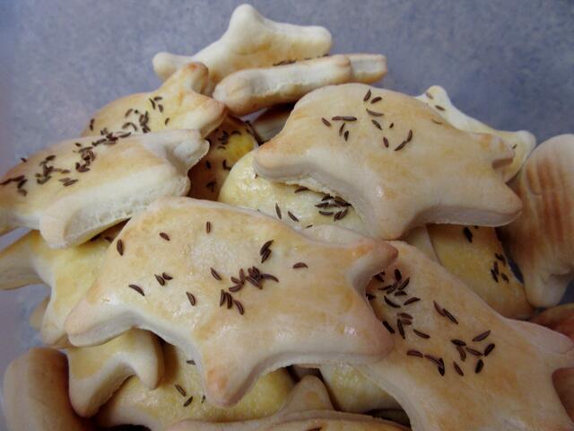 Nach süßer Stärkung zu Beginn und am Ende der Tour, gab es zum Sekt und Glühwein herzhafte Glückschweinchen zum Silvesterauftakt