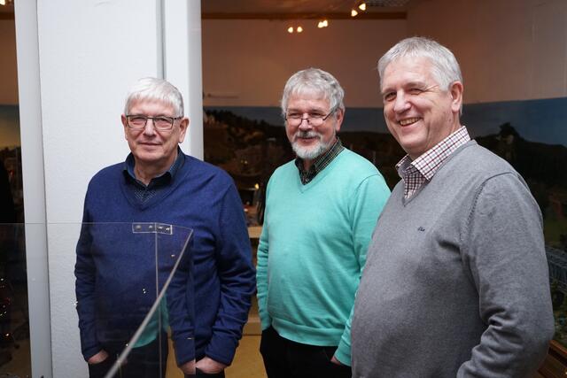 mit unsere besten Fans! 3 begeisterte Brüder! Helmut, Heinz und Kurt Renz