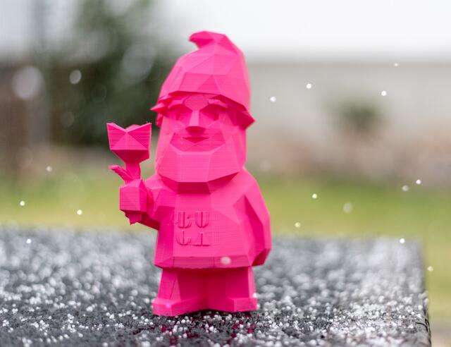 BUGA Zwerg Karl in Obersulm - bei jedem Wetter ein Hingucker