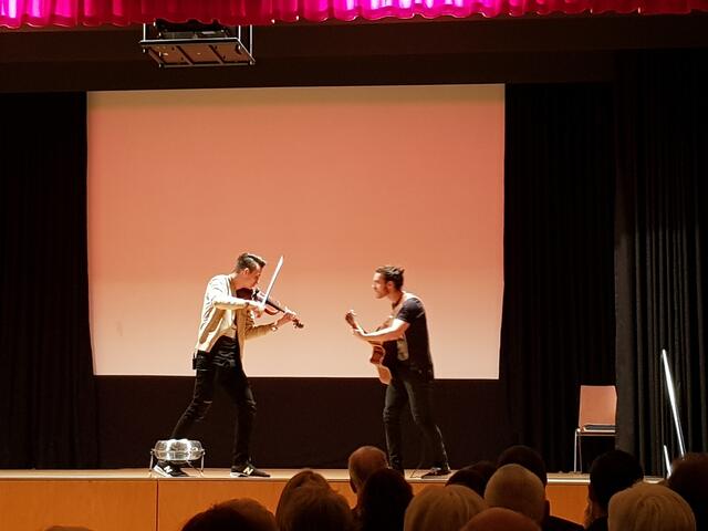 Das Duo Jan & Marco, sie bildeten den musikalischen Rahmen des Abends.