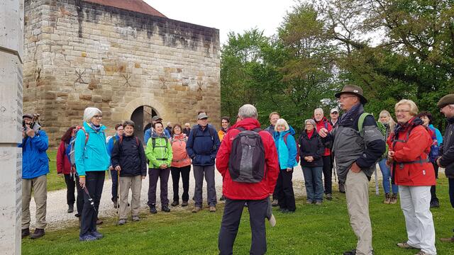 Begrüßung durch die Freunde der Ortsgruppe Hohenstaufen