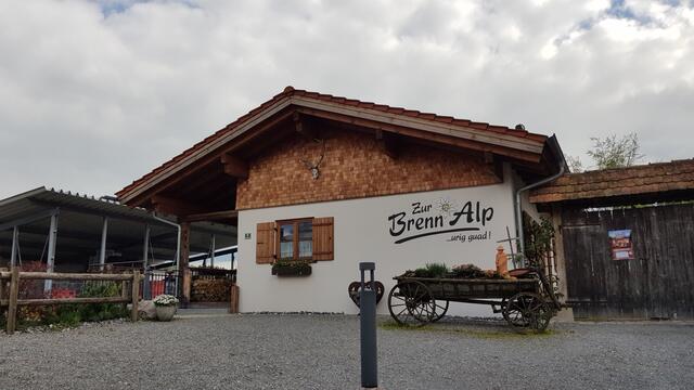 Abschlusseinkehr in der BrennAlp in Rudersberg
