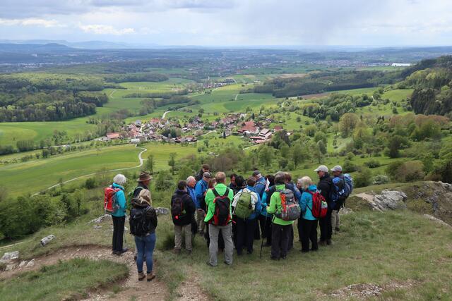 Blick ins Tal von der Spielburg aus