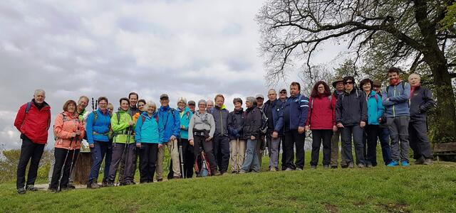 Gruppenbild auf dem Hohenstaufen