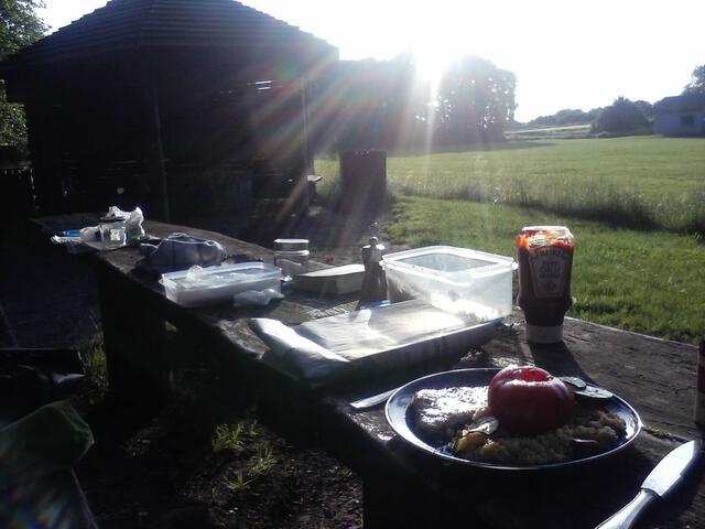 Entspannte Stimmung in der Abendsonne 2015