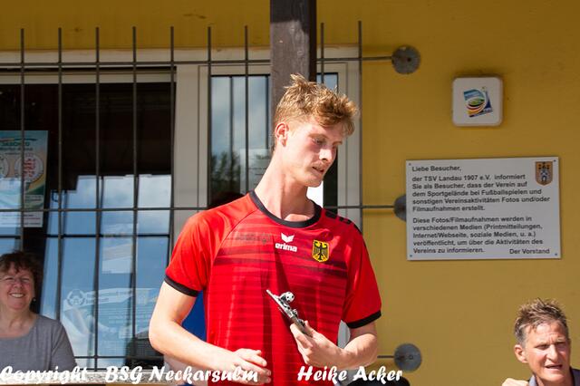 Thorsten Lux als Spieler des Turnier ausgezeichnet