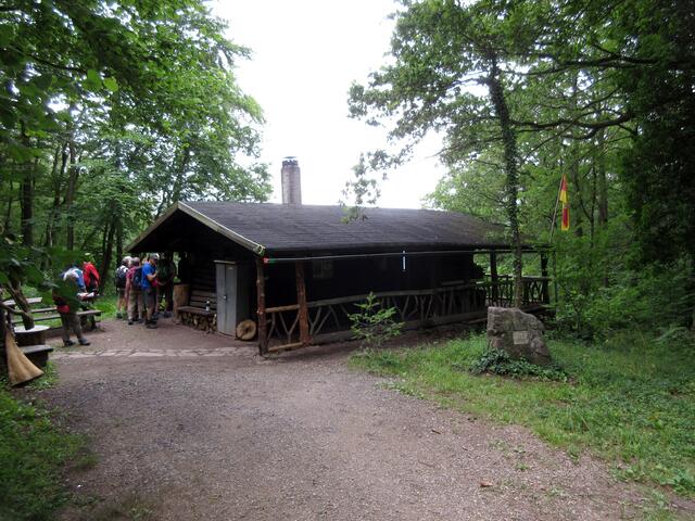 An dieser Hütte wartete die nächste Überraschung.